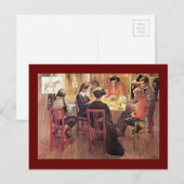 Cartes Pour Fêtes Annuelles Noël 1909 (Devant / Derrière)