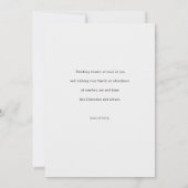 Cartes Pour Fêtes Annuelles Noël 1 Arche photo Arbre de Noël rustique (Dos)