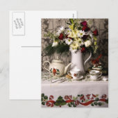 Cartes Pour Fêtes Annuelles Noël 2009, Fleur de mer de Noël (Devant / Derrière)