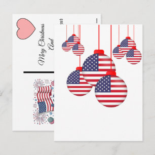 Cartes Pour Fêtes Annuelles Noël 2025 durant le Semiquincentenaire de l'Amériq