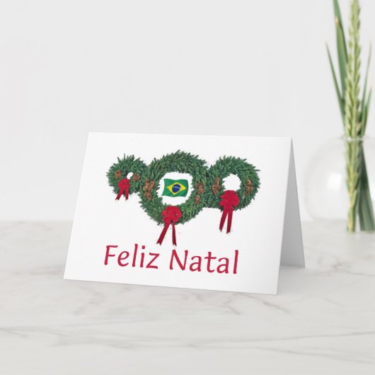 Cartes Pour Fêtes Annuelles Noël 2 du Brésil (Devant)