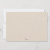 Cartes Pour Fêtes Annuelles Noël 2 Photos Script Tan Neige (Dos)