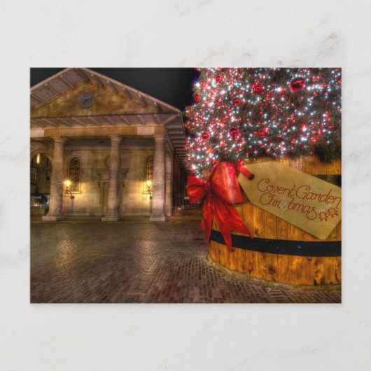 Cartes Pour Fêtes Annuelles Noël à Covent Garden, Londres (Devant)