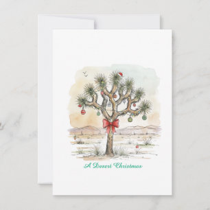Cartes Pour Fêtes Annuelles Noël à Joshua Tree