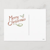 Cartes Pour Fêtes Annuelles Noël à la Cathédrale (Dos)