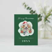 Cartes Pour Fêtes Annuelles Noël à la chienne (Debout devant)