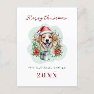 Cartes Pour Fêtes Annuelles Noël à la chienne