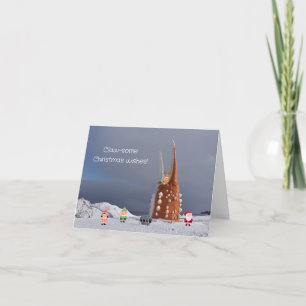 Cartes Pour Fêtes Annuelles Noël à la culture du crabe : Voeux à l'effronterie