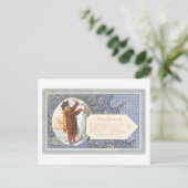 Cartes Pour Fêtes Annuelles Noël à l'ancienne (Debout devant)