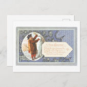 Cartes Pour Fêtes Annuelles Noël à l'ancienne (Devant / Derrière)