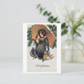 Cartes Pour Fêtes Annuelles Noël à l'ancienne (Debout devant)