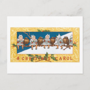 Cartes Pour Fêtes Annuelles Noël à l'ancienne, Bébés