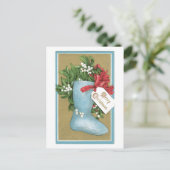 Cartes Pour Fêtes Annuelles Noël à l'ancienne, Chaussettes (Debout devant)