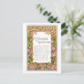 Cartes Pour Fêtes Annuelles Noël à l'ancienne, Fleur (Debout devant)