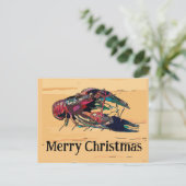 Cartes Pour Fêtes Annuelles Noël à l'écrevisse (Debout devant)