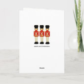 Cartes Pour Fêtes Annuelles Noël à Londres (Dos)