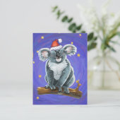 Cartes Pour Fêtes Annuelles Noël à l'ours de Koala (Debout devant)