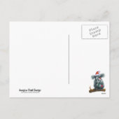 Cartes Pour Fêtes Annuelles Noël à l'ours de Koala (Dos)