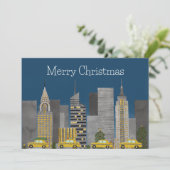 Cartes Pour Fêtes Annuelles Noël à New York (Debout devant)