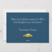 Cartes Pour Fêtes Annuelles Noël à New York (Dos)