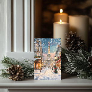 Cartes Pour Fêtes Annuelles Noël à Paris : Tour Eiffel Wonderland