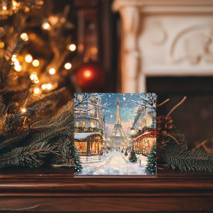 Cartes Pour Fêtes Annuelles Noël à Paris : Tour Eiffel Wonderland