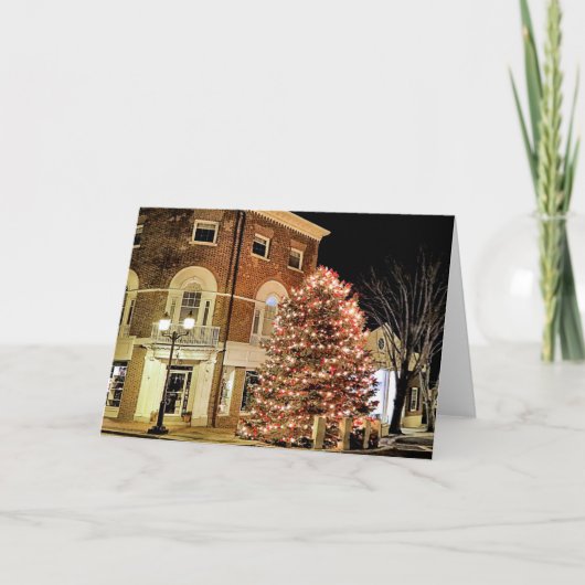 Cartes Pour Fêtes Annuelles Noël à Plymouth, MA (Devant)