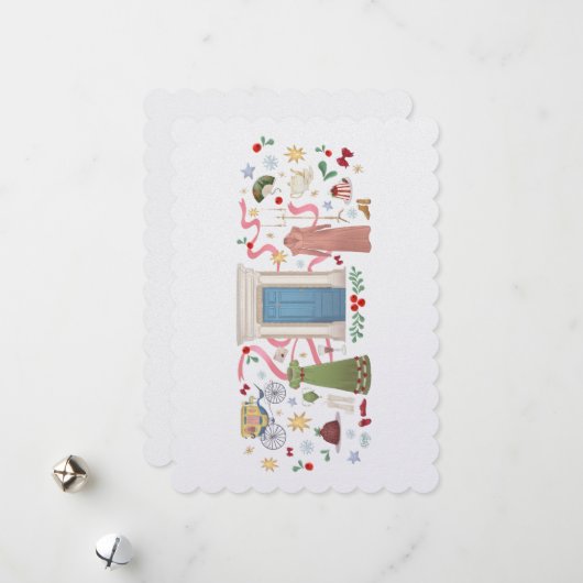 Cartes Pour Fêtes Annuelles Noël à Randalls Flat Holiday Card (Devant/Arrière en situation)