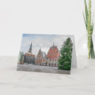 Cartes Pour Fêtes Annuelles Noël à Riga Lettonie