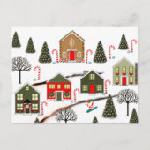 Cartes Pour Fêtes Annuelles Noël à Snowboard Père Noël (Devant)