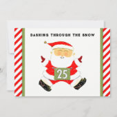 Cartes Pour Fêtes Annuelles Noël à thème de course (Devant)