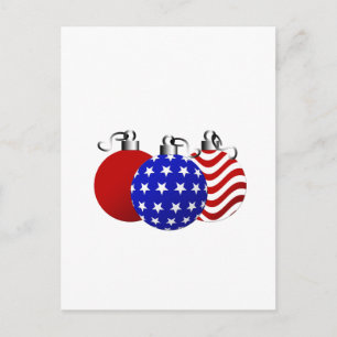 Cartes Pour Fêtes Annuelles Noël américain