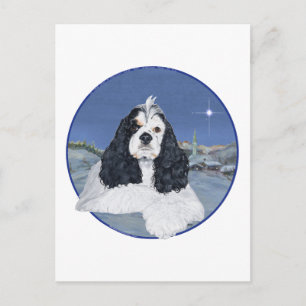 Cartes Pour Fêtes Annuelles Noël American Cocker Spaniel