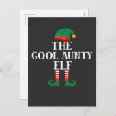 Cartes Pour Fêtes Annuelles Noël amusant de la tante Cool (Devant / Derrière)