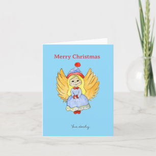 Cartes Pour Fêtes Annuelles Noël Angel