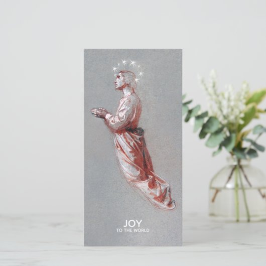 Cartes Pour Fêtes Annuelles Noël Angel Joie (Debout devant)
