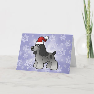 Cartes Pour Fêtes Annuelles Noël Anglais Cocker Spaniel