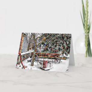 Cartes Pour Fêtes Annuelles Noël antique