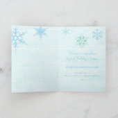 Cartes Pour Fêtes Annuelles Noël Aquarelle Forêt renard renard ours ours Cardi (Intérieur)