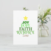 Cartes Pour Fêtes Annuelles Noël Arbre de Noël (Debout devant)