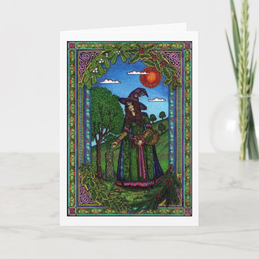 Cartes Pour Fêtes Annuelles Noël, arbre deux (Devant)