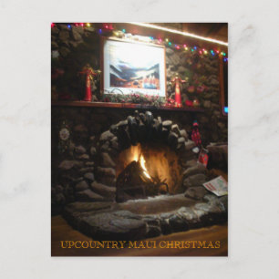 Cartes Pour Fêtes Annuelles Noël arrière-pays de Maui - customisé