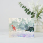 Cartes Pour Fêtes Annuelles Noël arrive (Debout devant)