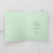 Cartes Pour Fêtes Annuelles Noël arrive à la forêt (Intérieur)