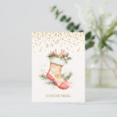 Cartes Pour Fêtes Annuelles Noël Attrayant Noël français Noël (Debout devant)
