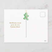 Cartes Pour Fêtes Annuelles Noël Attrayant Noël français Noël (Dos)