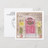 Cartes Pour Fêtes Annuelles Noël au n° 25 (Devant / Derrière)