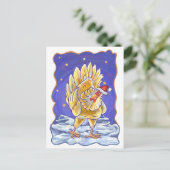 Cartes Pour Fêtes Annuelles Noël au poulet (Debout devant)