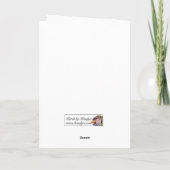 Cartes Pour Fêtes Annuelles Noël aux Oies canadiennes (Dos)