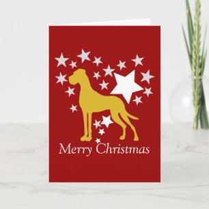 Cartes Pour Fêtes Annuelles Noël avec un Grand Danois